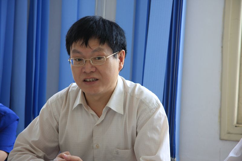 副院长李彩亭教授致欢迎辞